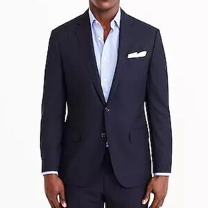 J Crew Crosby Blazer Mens 46L Classic Fit Loro Piana Wool Super 120s Sport Coat